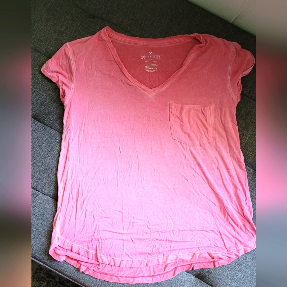 Pink American Eagle Soft & Sexy t-shirt
